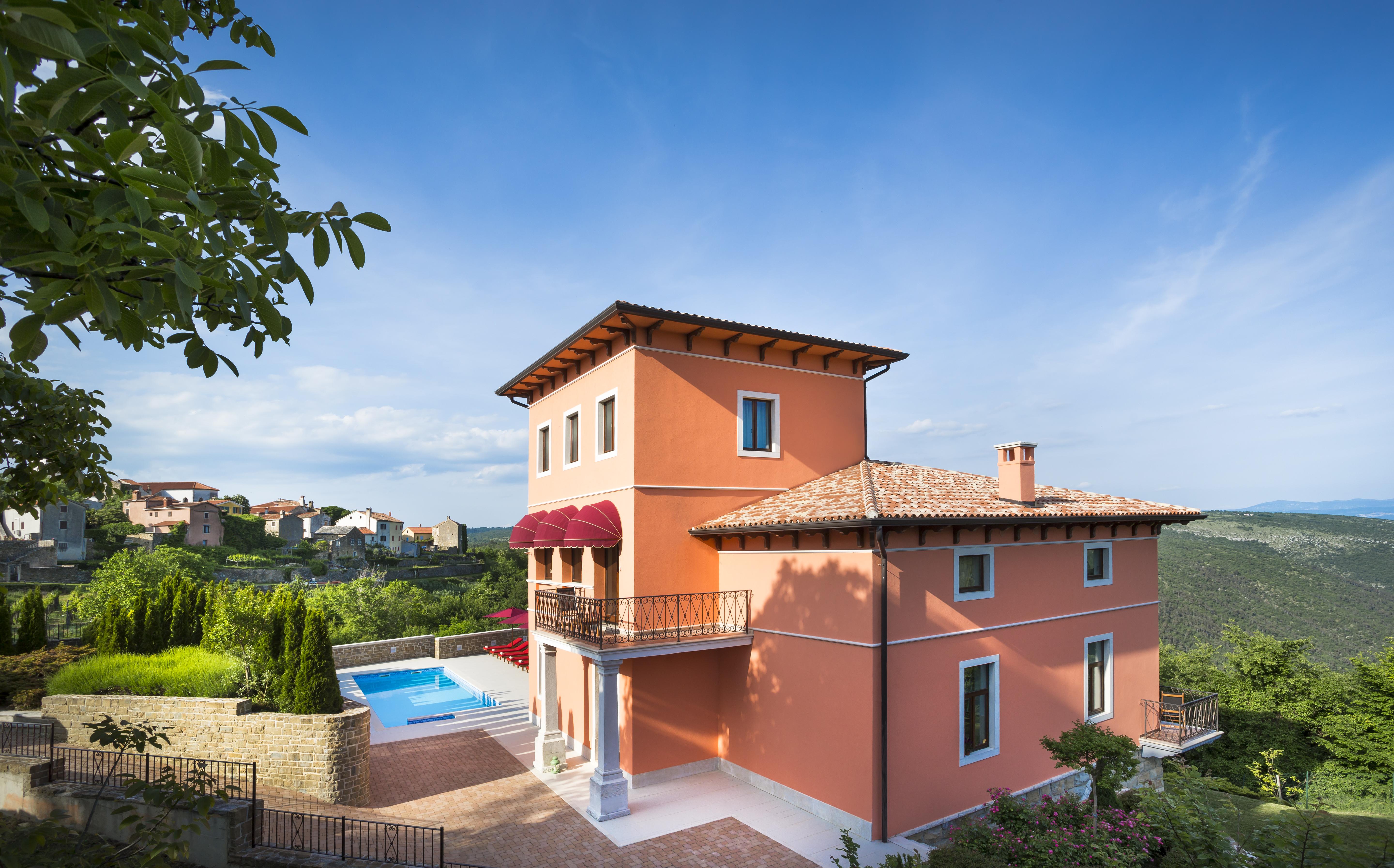 Palazzo Angelica B&B Adults Only Oprtalj ภายนอก รูปภาพ